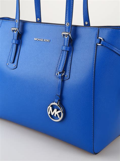 michael kors taschen blau echtes leder|michael kors handtasche.